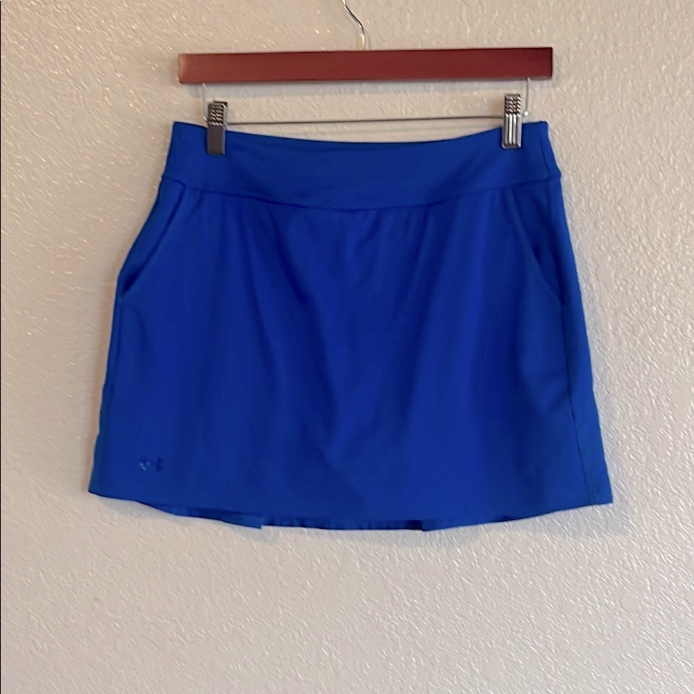 Under Armour Blue Mini A-Line Tennis Golf Running Skirt for Night Out